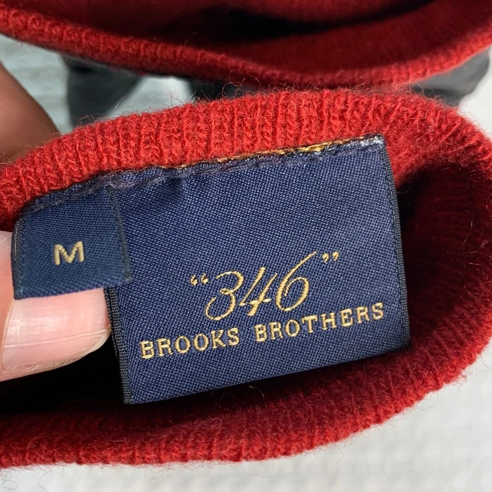 Brooks brothers leather driving gloves two pairs red and black